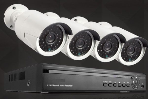 Hikvision CCTV camera installed on a building in Nairobi Kenya by Biosys Kenya